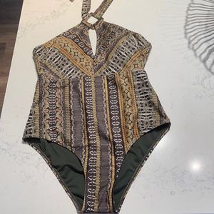 Brand New Nicole Miller S one piece bathing suit